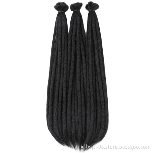 Dreadlack Locs Crochet Hair Dreadlack Locs Crochet Hair Pre looped Synthetic Crochet Braiding Hair for Girl